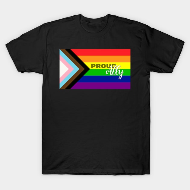Proud Ally Flag T-Shirt by T's and Things - BV